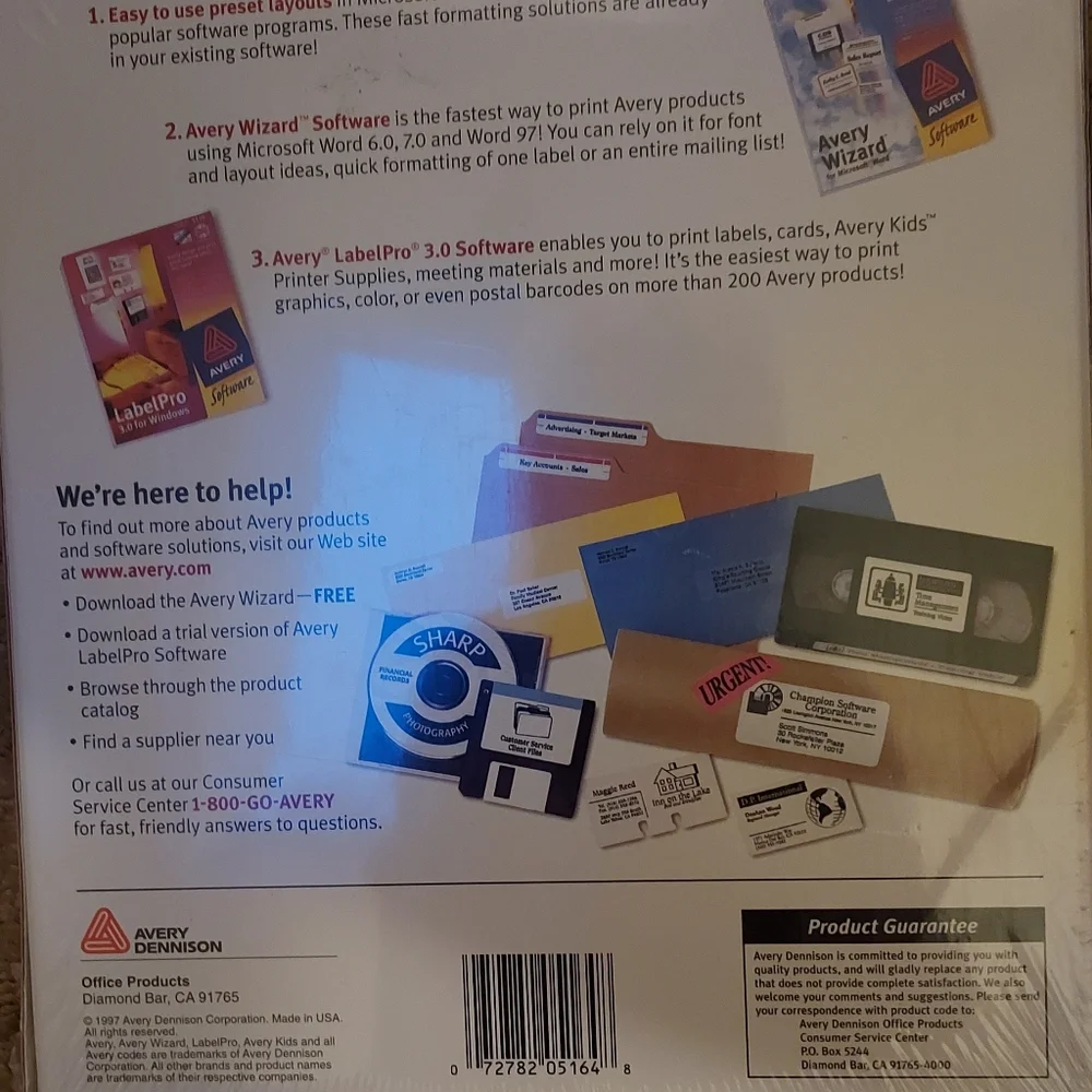 Avery 5164 White Laser Shipping Labels 3-1/3